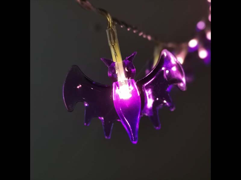Halloween string lights, Bat
