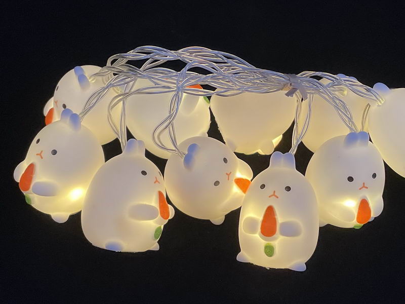 Easter LED string lights with bunny3