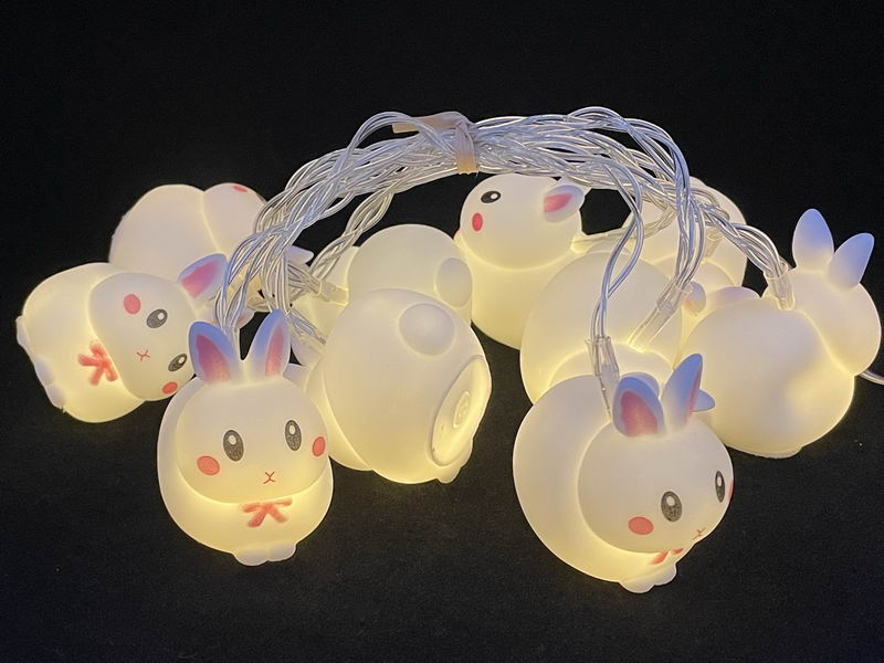 Easter LED string lights with bunny4