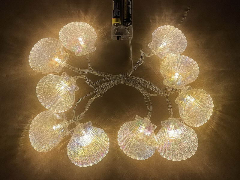 LED string lights with shell(color)