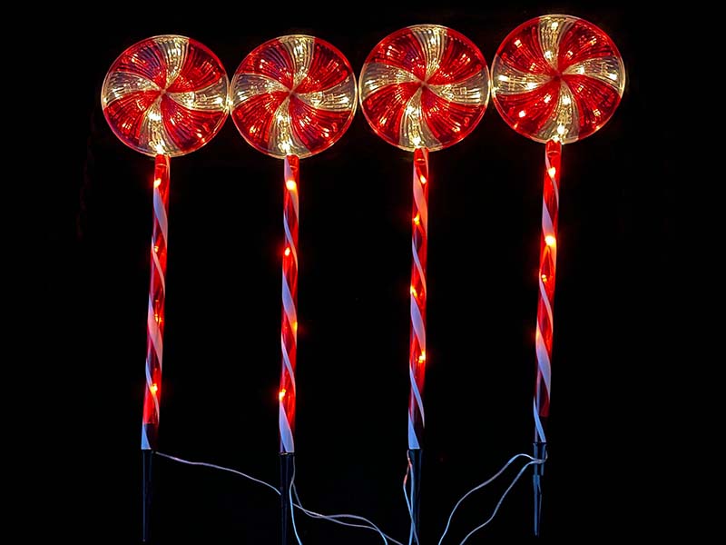 Garden stake lights with Lollipop,Height=70cm